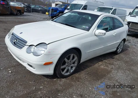 2004 Mercedes-Benz C 230 Kompressor Sport from USA, damaged, VIN WDBRN40J74A568964